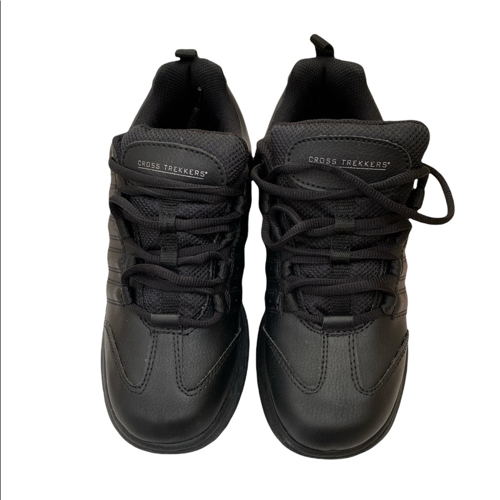 Cross Trekkers Sneakers Black Non Slip Work Shoes SafeTStep Slip Resistant Sz 7